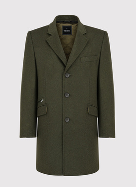 Płaszcz męski zielony P22WF-7X-009-Z-0