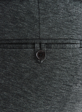 Szare casualowe spodnie męskie