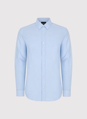 Niebieska koszula męska