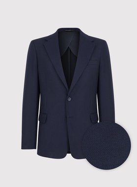 Wełniana marynarka w kolorze granatowym