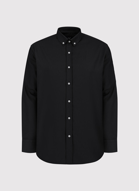 Czarna bawełniana koszula męska