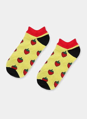 Skarpetki stopki w truskawki DTA-SX-092-X