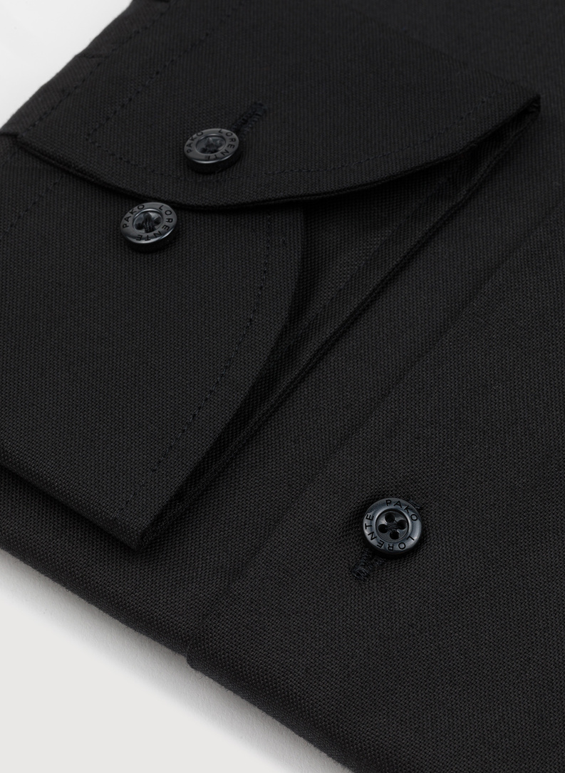 Męska elegancka koszula w kolorze czarnym