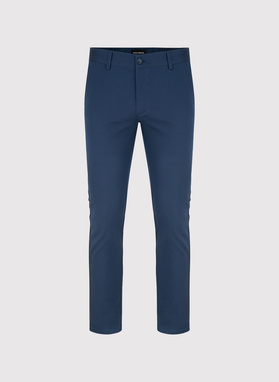 Granatowe spodnie casual