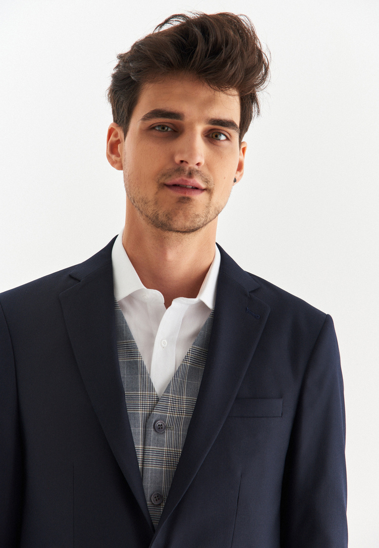 Marynarka męska P22WF-3X-002-G-S