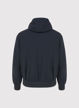 Granatowa krótka kurtka męska