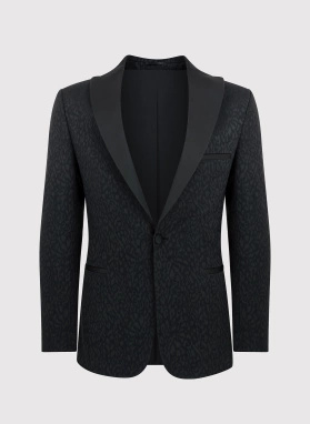 Ślubny żakardowy smoking męski