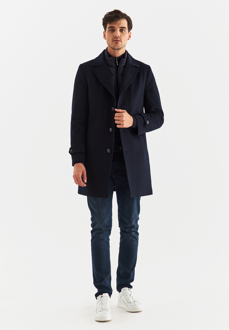 Płaszcz męski P22WF-7X-002-G-0