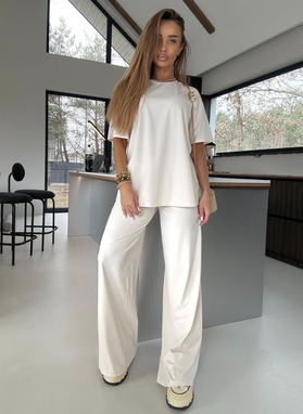 Komplet damski SARA ecru