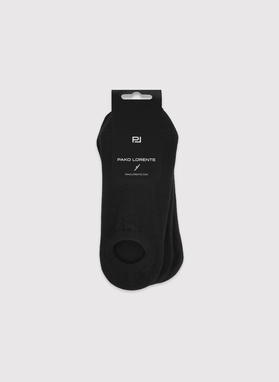 Czarne skarpetki stopki trójpak