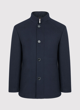 Granatowa klasyczna kurtka męska 