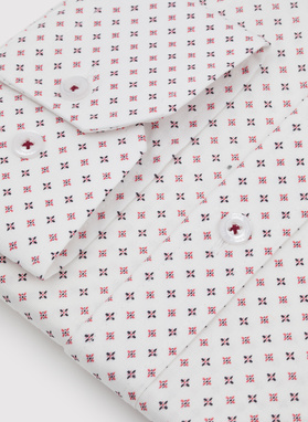 Koszula męska w mikrowzór