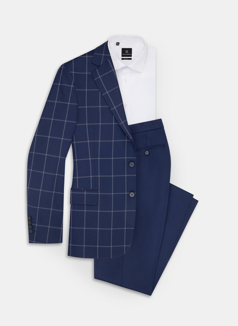 Spodnie męskie garniturowe KONA PPLM9-6G-201-G