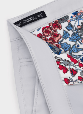 Męskie basicowe spodnie w kolorze szarym