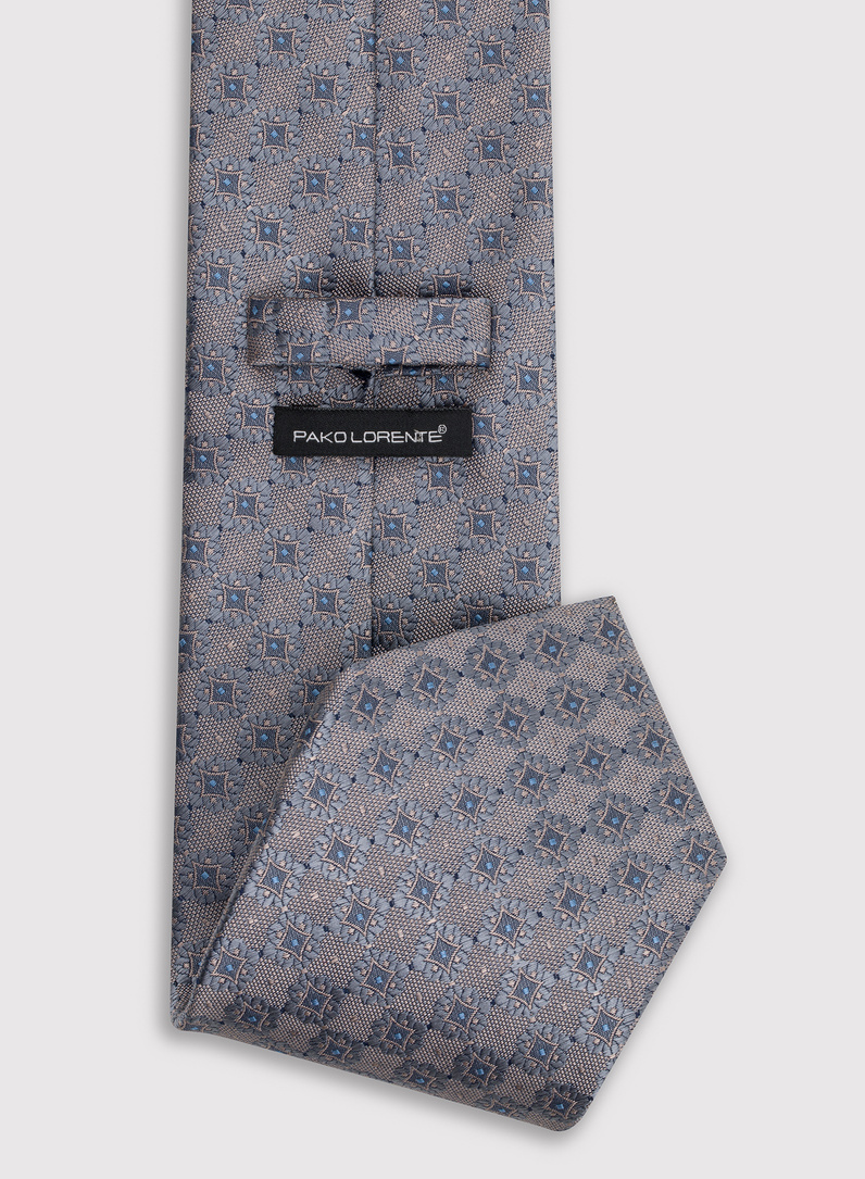 Krawat męski we wzory
