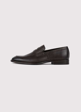 Brązowe loafersy męskie