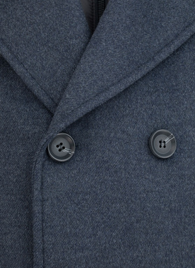 Płaszcz męski szary P22WF-7X-003-L-0