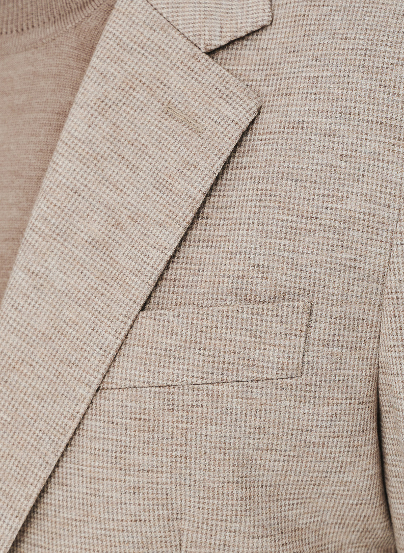 Beżowa marynarka męska