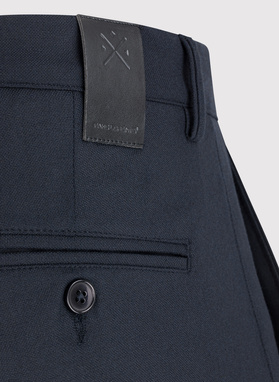 Casualowe granatowe spodnie męskie