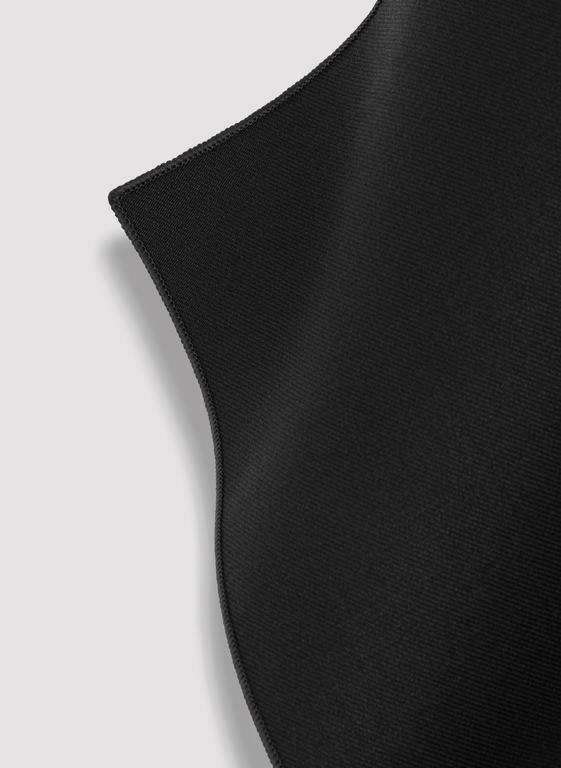 Czarna poszetka męska