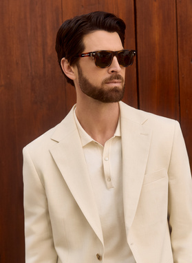 Brązowe okulary przeciwsłoneczne