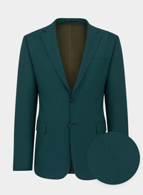 Zielona marynarka garniturowa P22SF-3G-017-Z-S