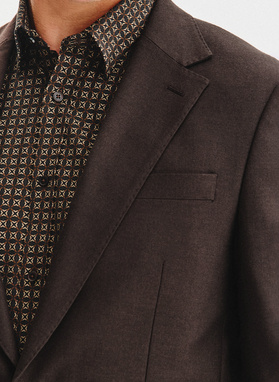 Brązowa marynarka męska