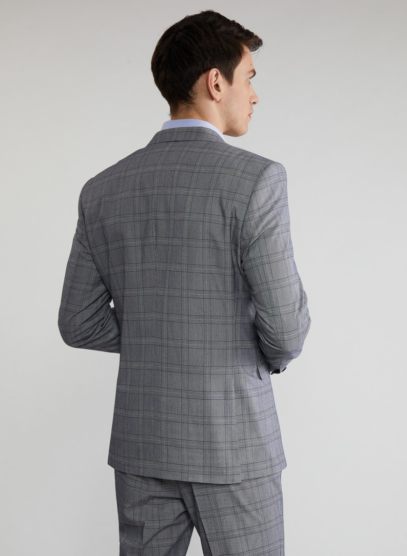 Szara marynarka garniturowa P22SF-3G-011-S-S