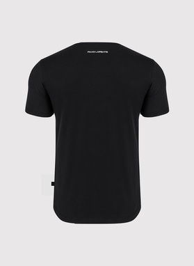 Czarny gładki T-shirt Basic