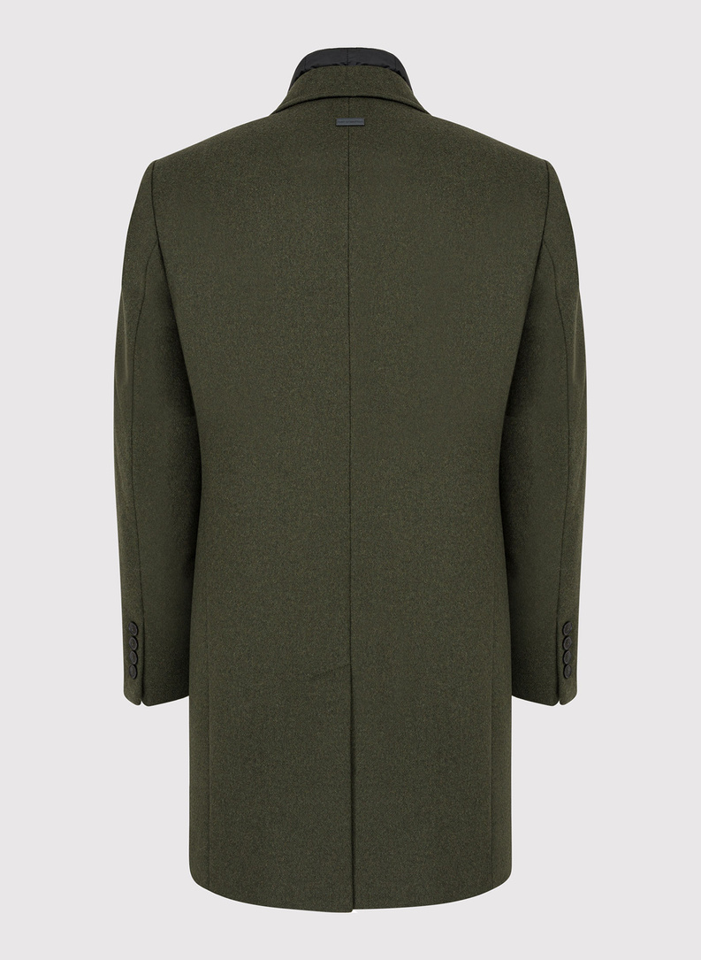 Płaszcz męski zielony P22WF-7X-009-Z-0