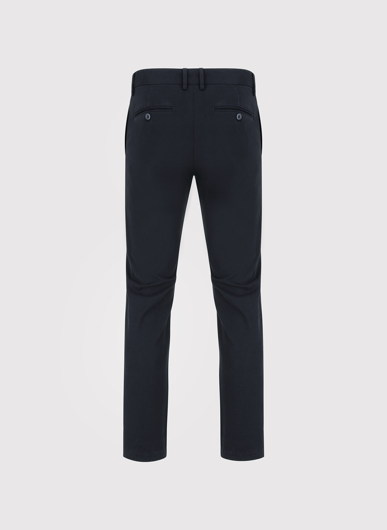Granatowe spodnie casual