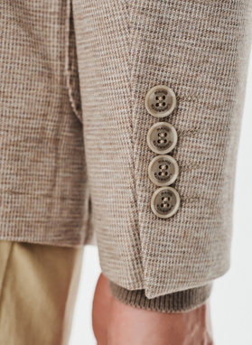 Beżowa marynarka męska