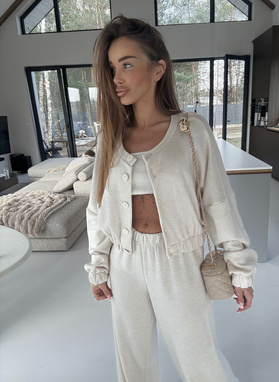 Komplet 3-częściowy AURA jasnobeżowy