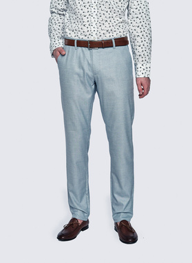 Błękitne spodnie męskie