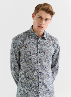 Koszula męska we wzór paisley