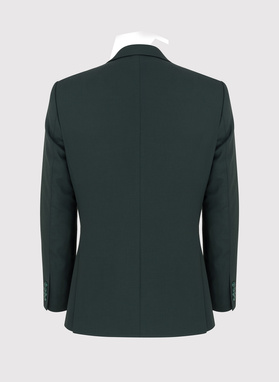 Elegancki zielony garnitur męski