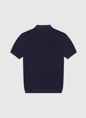 Swetrowe polo w kolorze granatowym