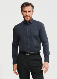 Bawełniana koszula męska w kolorze ciemnoszarym