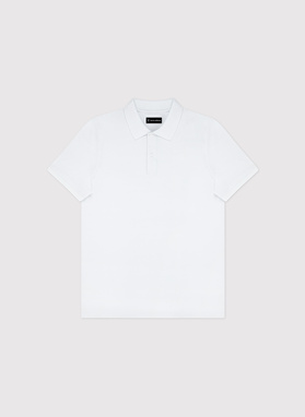 T-shirt polo w białym kolorze