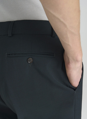 Wełniany zielony garnitur męski 