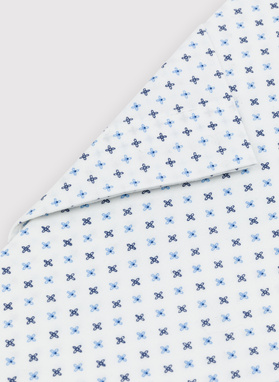 Biała koszula męska z krótkim rękawem