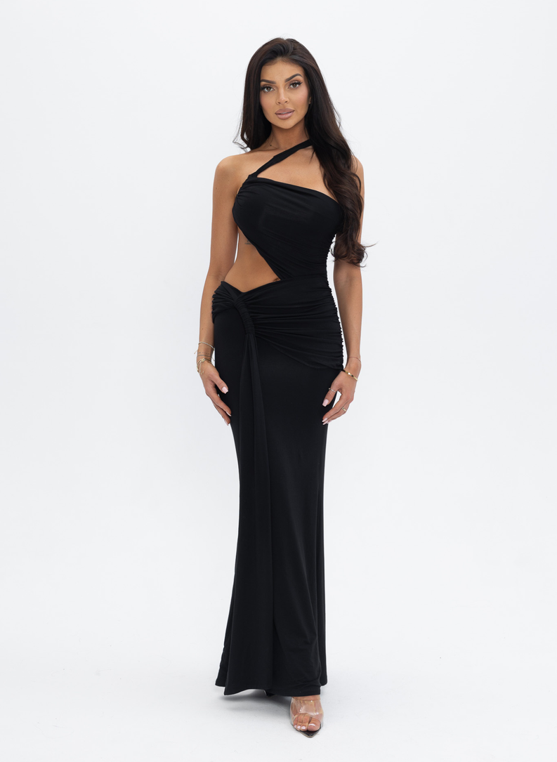 NOIR ECLIPSE DRESS w kolorze czarnym