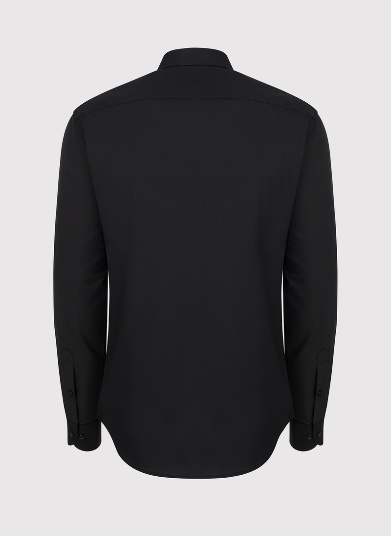 Męska elegancka koszula w kolorze czarnym