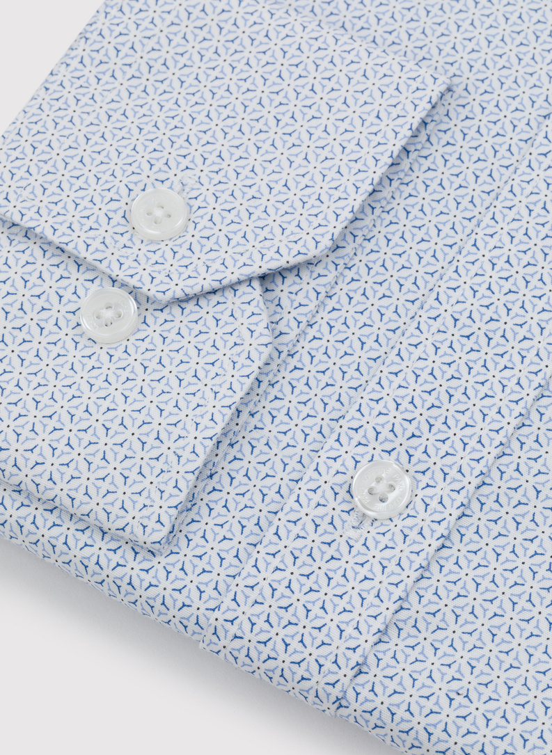 Koszula o kroju Regular w mikrowzór 