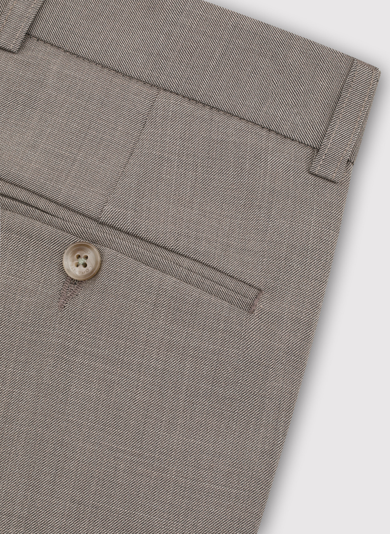 Jasnobrązowe spodnie ganiturowe