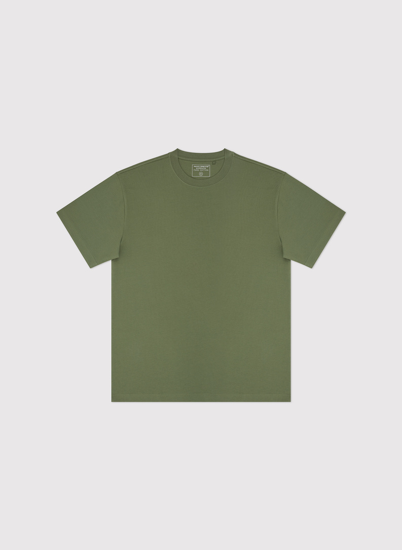 Zielony t-shirt oversize