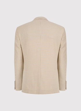 Jasna marynarka męska w pepitkę