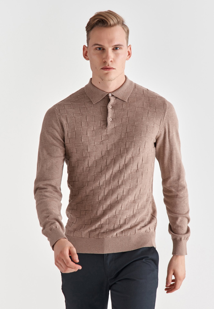 Sweter męski P21WF-2X-014-E