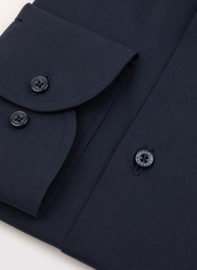 Granatowa koszula męska długi rękaw