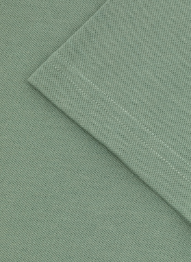 Męski t-shirt polo w kolorze zielonym